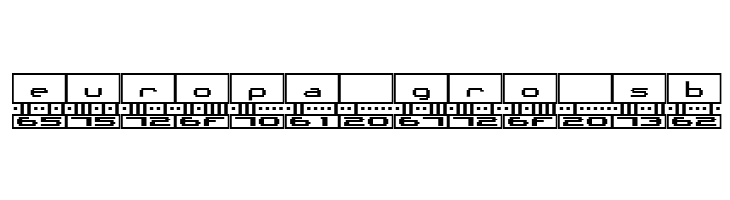 Binary BRK  Free Fonts Download