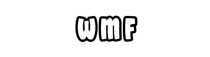 Spooky Cartoon Outline  Free Fonts Download