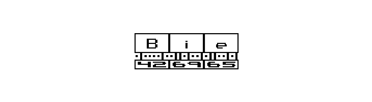 Binary X BRK  Free Fonts Download