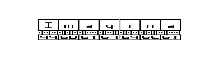 Binary X BRK  Free Fonts Download