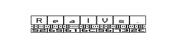 Binary X BRK  Free Fonts Download