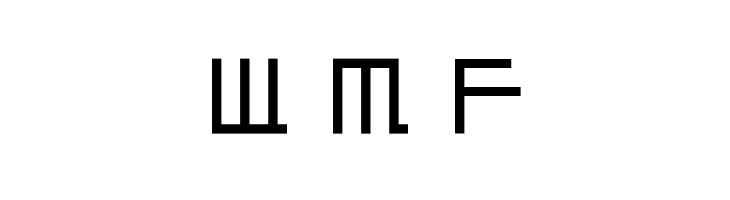 square-millimeter  Free Fonts Download