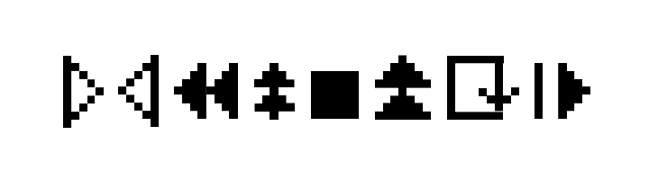 MiniStrzalki  Free Fonts Download