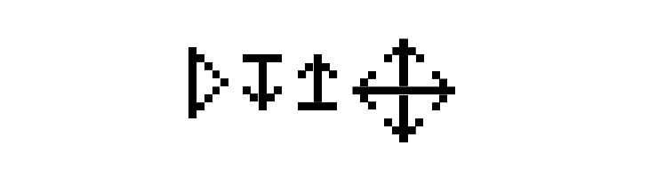 MiniStrzalki  Free Fonts Download