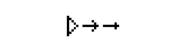 MiniStrzalki  Free Fonts Download