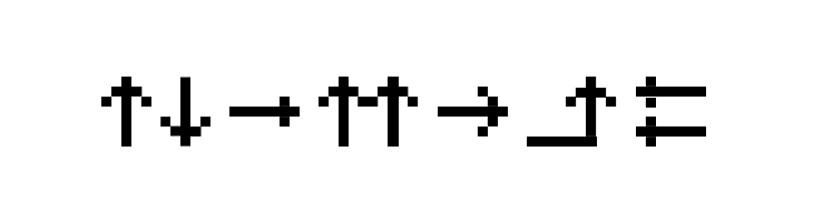 MiniStrzalki  Free Fonts Download