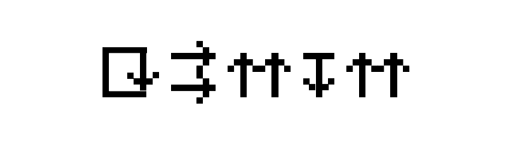 MiniStrzalki  Free Fonts Download