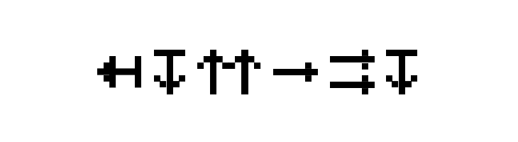 MiniStrzalki  Free Fonts Download