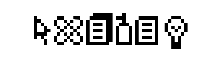 IconBitTwo  Free Fonts Download