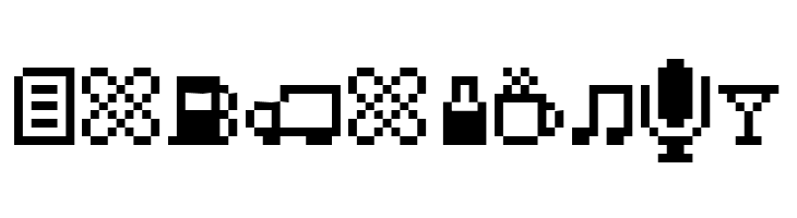 IconBitTwo  Free Fonts Download