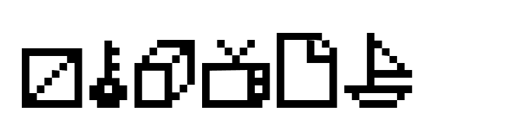 IconBitOne  Free Fonts Download