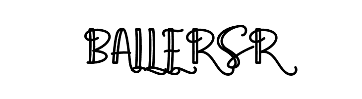 Agatha Caroline Outlined  Free Fonts Download