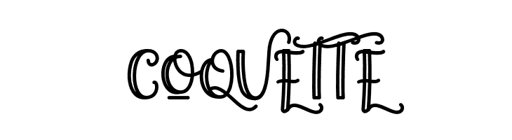 Agatha Caroline Outlined  Free Fonts Download