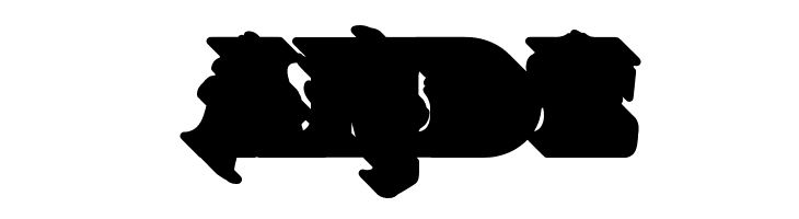 BTX-Chaos-Made-Shadow Regular  Free Fonts Download