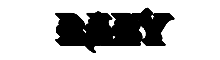 BTX-Chaos-Made-Shadow Regular  Free Fonts Download