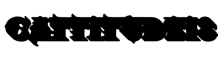 BTX-Chaos-Made-Shadow Regular  Free Fonts Download