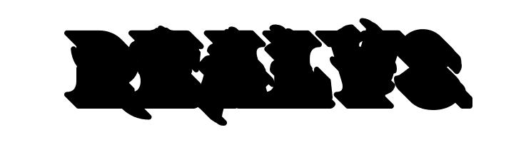 BTX-Chaos-Made-Shadow Regular  Free Fonts Download