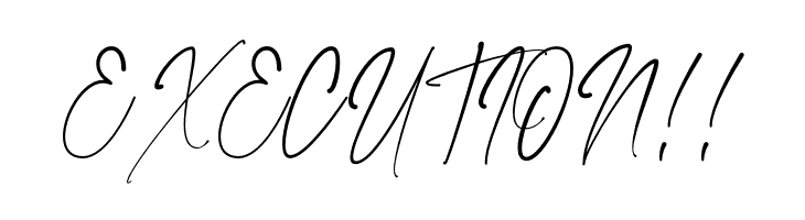 Bangli Kintamani Signature  Free Fonts Download