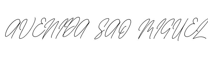 Bangli Kintamani Monoline Slant Italic  Free Fonts Download
