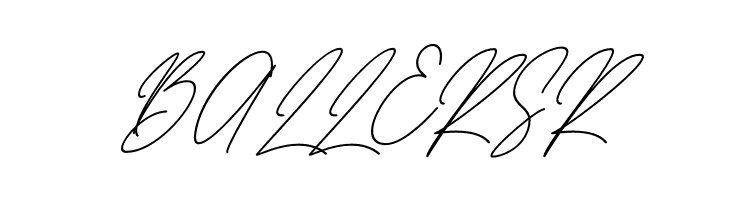 Bangli Kintamani Monoline Slant Italic  Free Fonts Download