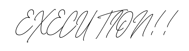 Bangli Kintamani Monoline Slant Italic  Free Fonts Download