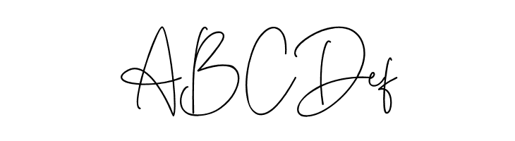 Denira Signature  Free Fonts Download