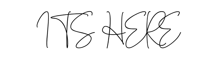 Denira Signature  Free Fonts Download