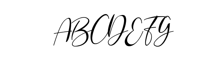 Nanda Lovely Italic  Free Fonts Download