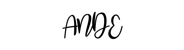 Nanda Lovely Bold  Free Fonts Download