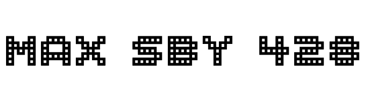 BM block A15  Free Fonts Download