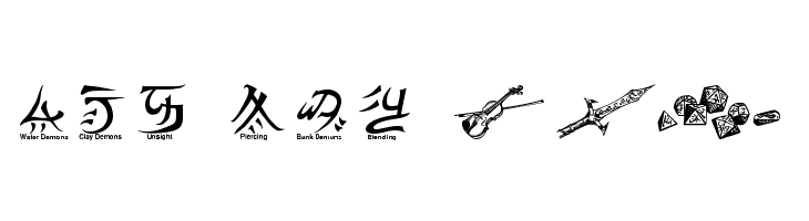 Warded Man  Free Fonts Download