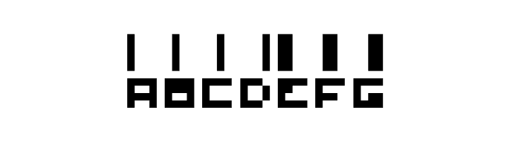 SmallBars  Free Fonts Download