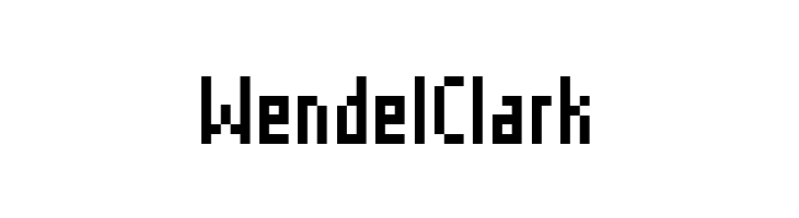 WendelClark Grudblitter Font