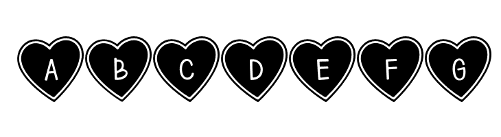 (True_Love_Hearts)  Free Fonts Download
