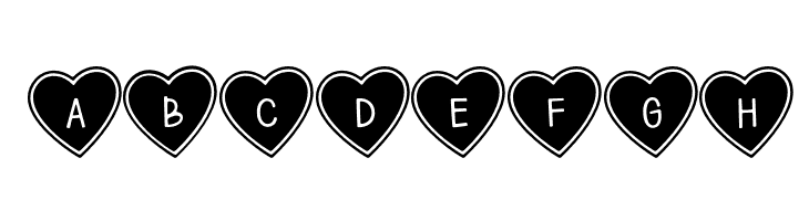 (True_Love_Hearts)  Free Fonts Download