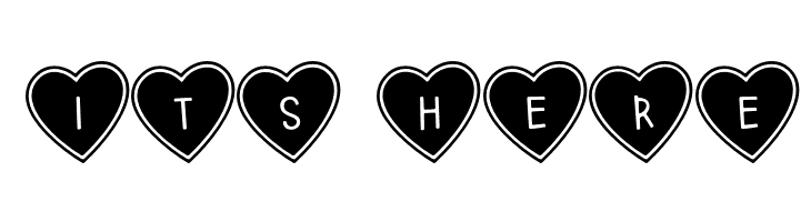 (True_Love_Hearts)  Free Fonts Download