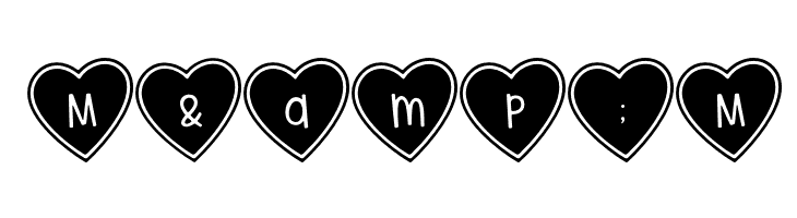(True_Love_Hearts)  Free Fonts Download