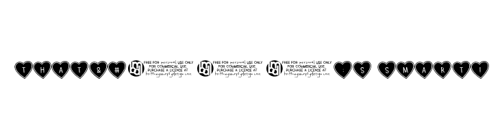 (True_Love_Hearts)  Free Fonts Download