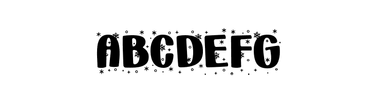 _Holiday * Snowflakes_ Regular  Free Fonts Download
