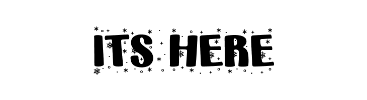 _Holiday * Snowflakes_ Regular  Free Fonts Download