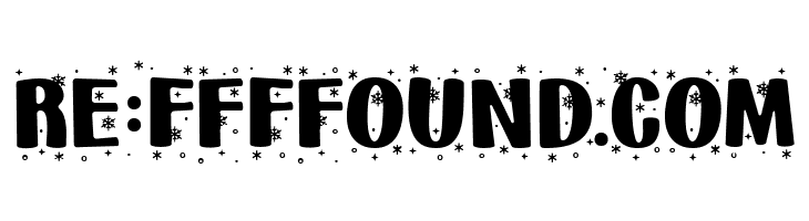 _Holiday * Snowflakes_ Regular  Free Fonts Download