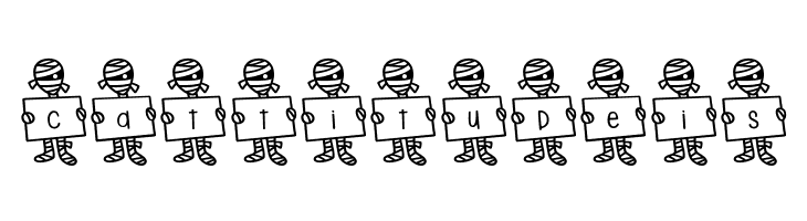 Spooky*Mummy*Letters  Free Fonts Download