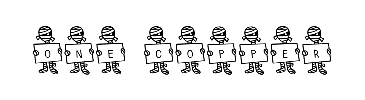 Spooky*Mummy*Letters  Free Fonts Download