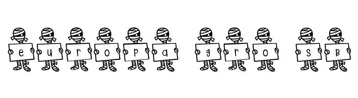 Spooky*Mummy*Letters  Free Fonts Download