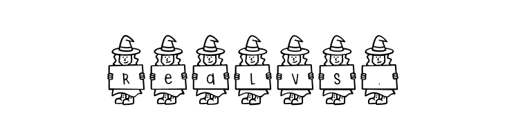 Spooky*Witch*Letters  Free Fonts Download