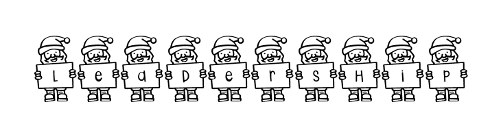 Merry Santa Letters  Free Fonts Download