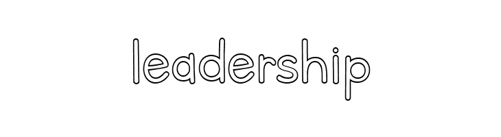 Letters for Learners Outline  Free Fonts Download