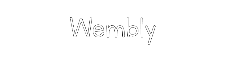 Letters for Learners Outline Light  Free Fonts Download