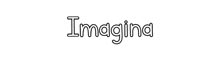 Letters for Learners Outline Bold  Free Fonts Download