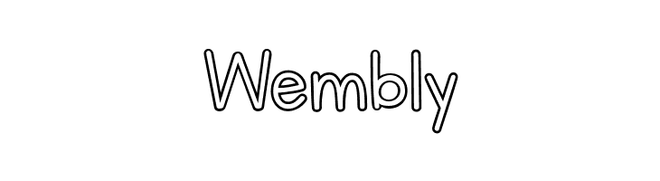 Letters for Learners Outline Bold  Free Fonts Download